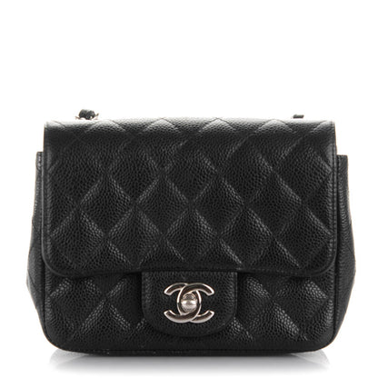 Chanel Caviar Quilted Mini Square Flap Black 1 of 9