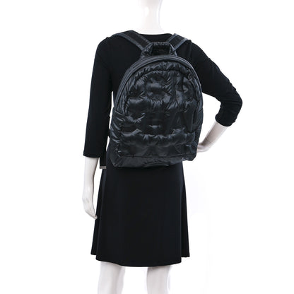 Chanel Nylon Embossed Small Doudoune Backpack Black 2 of 8