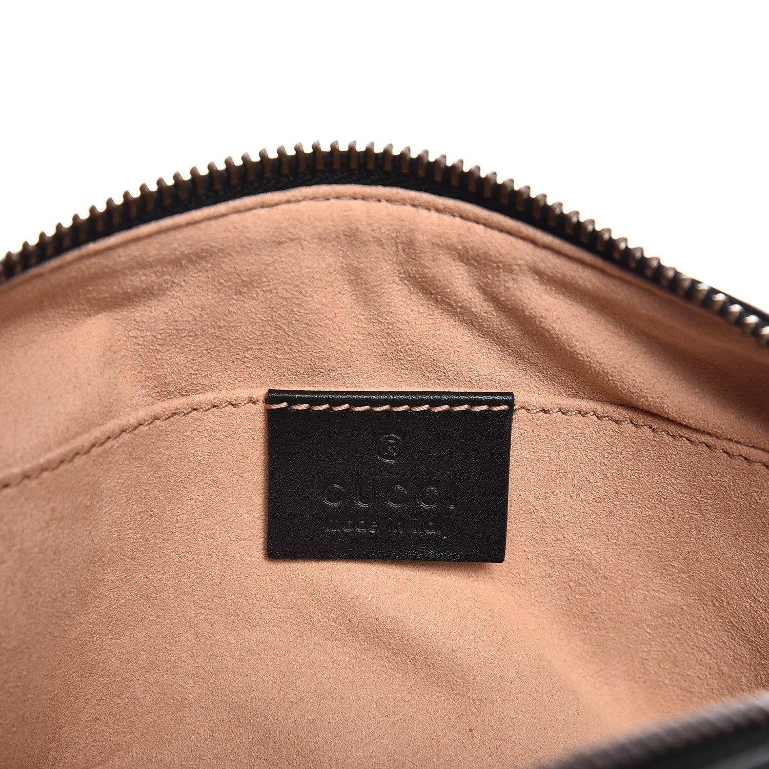 Gucci Calfskin Matelasse GG Marmont Cosmetic Case Black 6 of 8