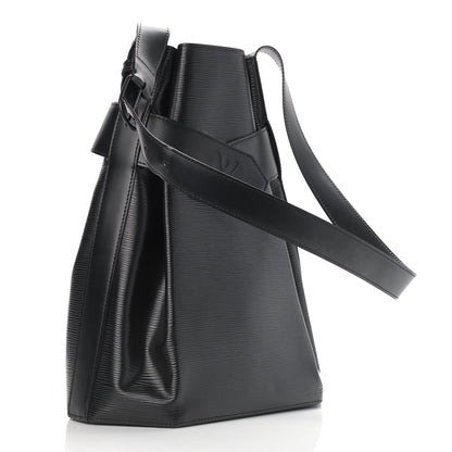 Louis Vuitton Epi Sac D'Epaule GM Black 4 of 11