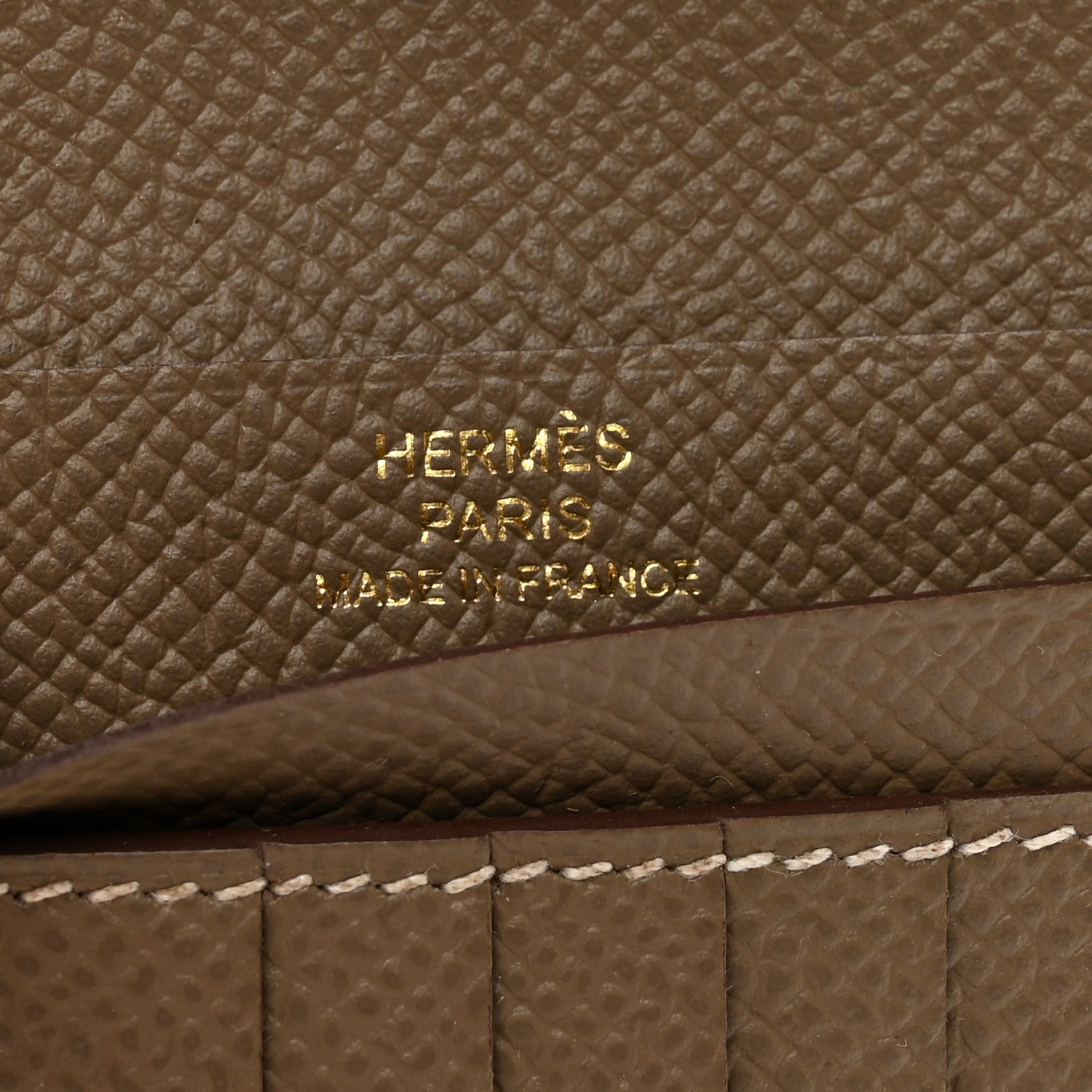 Hermes Epsom Bearn Compact Wallet Etoupe 6 of 8