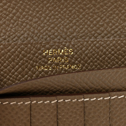 Hermes Epsom Bearn Compact Wallet Etoupe 6 of 8