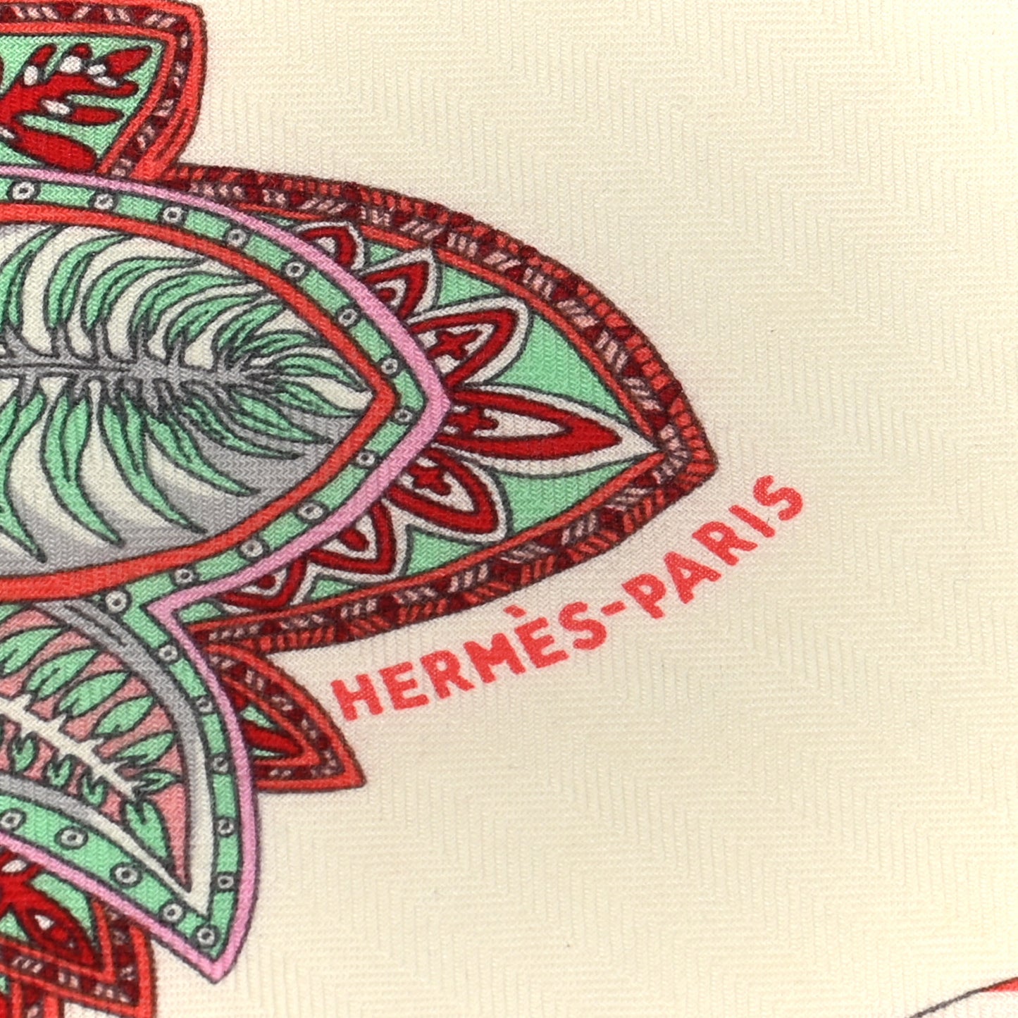Cashmere Silk Jardin De La Maharani Losange Scarf
