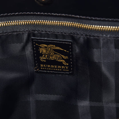 Burberry Nylon Quilted Grange Tote Black 6 of 15