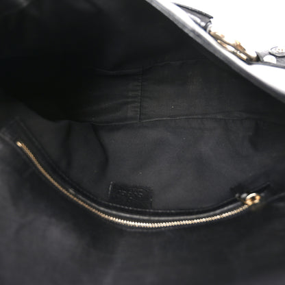 Gucci Calfskin Horsebit Flap Black 5 of 10