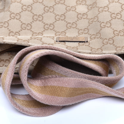Gucci Monogram Web Small Flat Messenger Crossbody Pink Gold 11 of 11