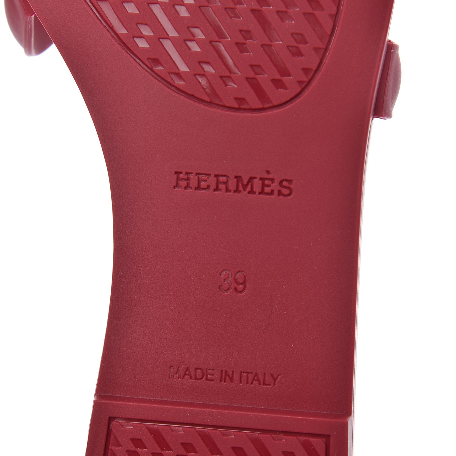 Hermes Rubber Aloha Sandals 39 Rose Baie 7 of 9