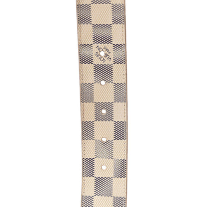 Louis Vuitton Damier Azur 40mm LV Initiales Belt 85 34 9 of 12