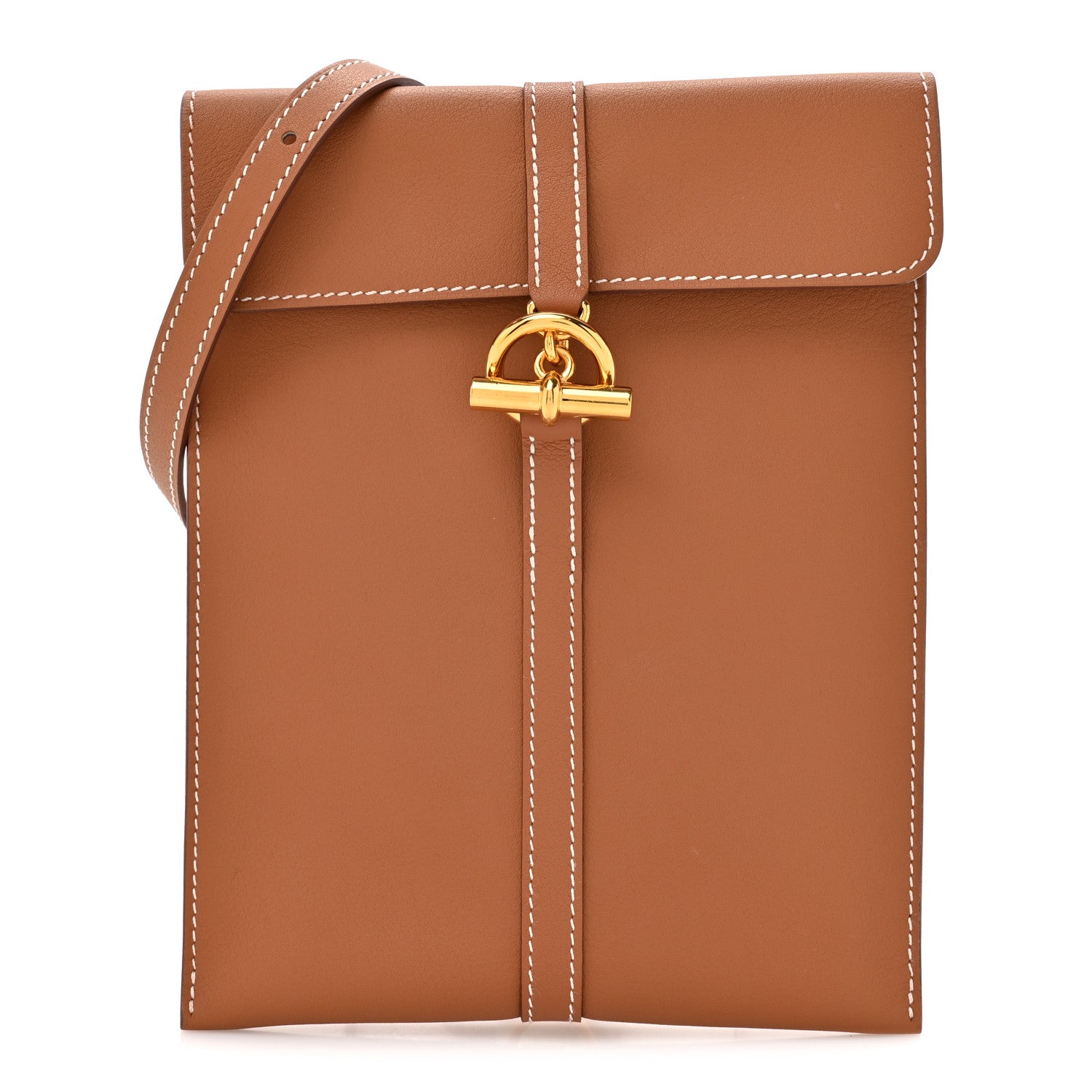Hermes Swift Glenan To Go Pouch Gold 1 of 11