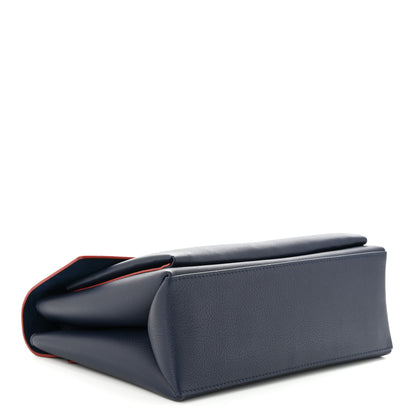 Louis Vuitton Soft Calfskin My Lockme Top Handle Marine Rouge 4 of 12