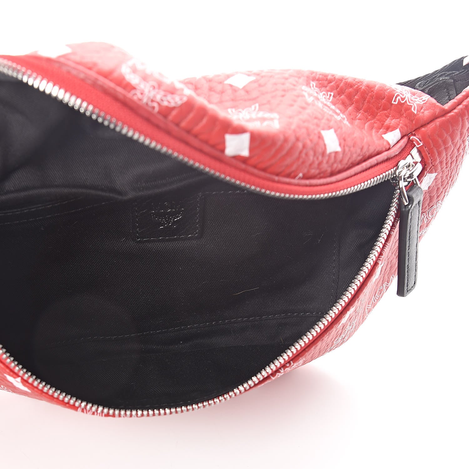 MCM Visetos Small Fursten Belt Bag Red 5 of 9
