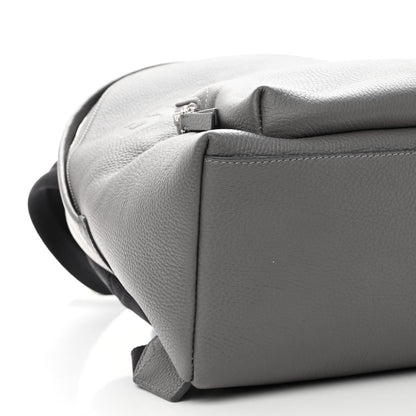 Burberry Calfskin Logo Embossed Backpack Charcoal Grey 10 of 11