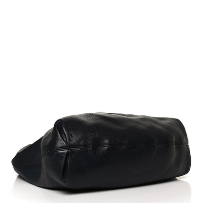 Gucci Pebbled Calfskin Large Soho Hobo Dark Blue 4 of 11