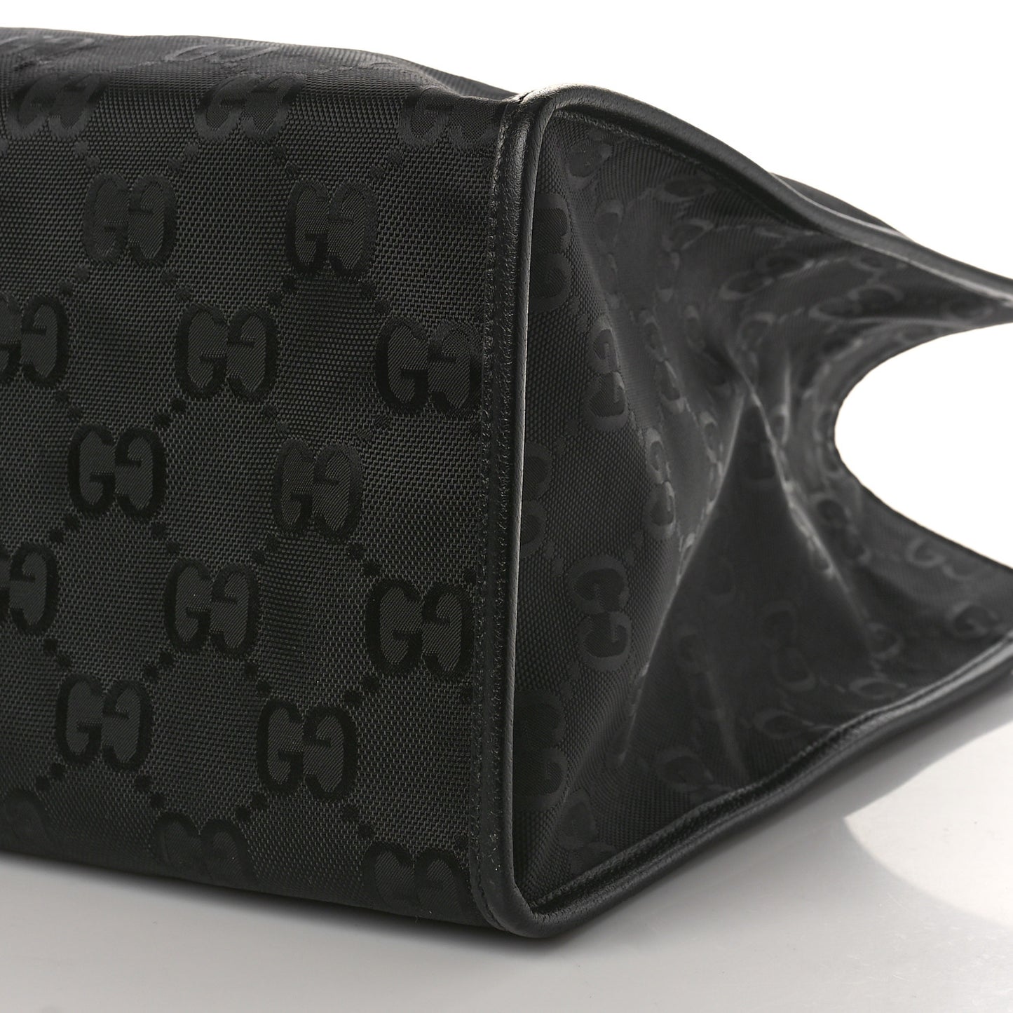 Econyl Nylon Monogram Large Off The Grid Tote Bag Black