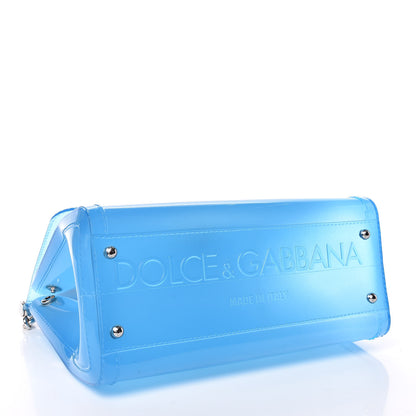Dolce & Gabbana Rubber Semi Transparent Miss Sicily Satchel 4 of 13