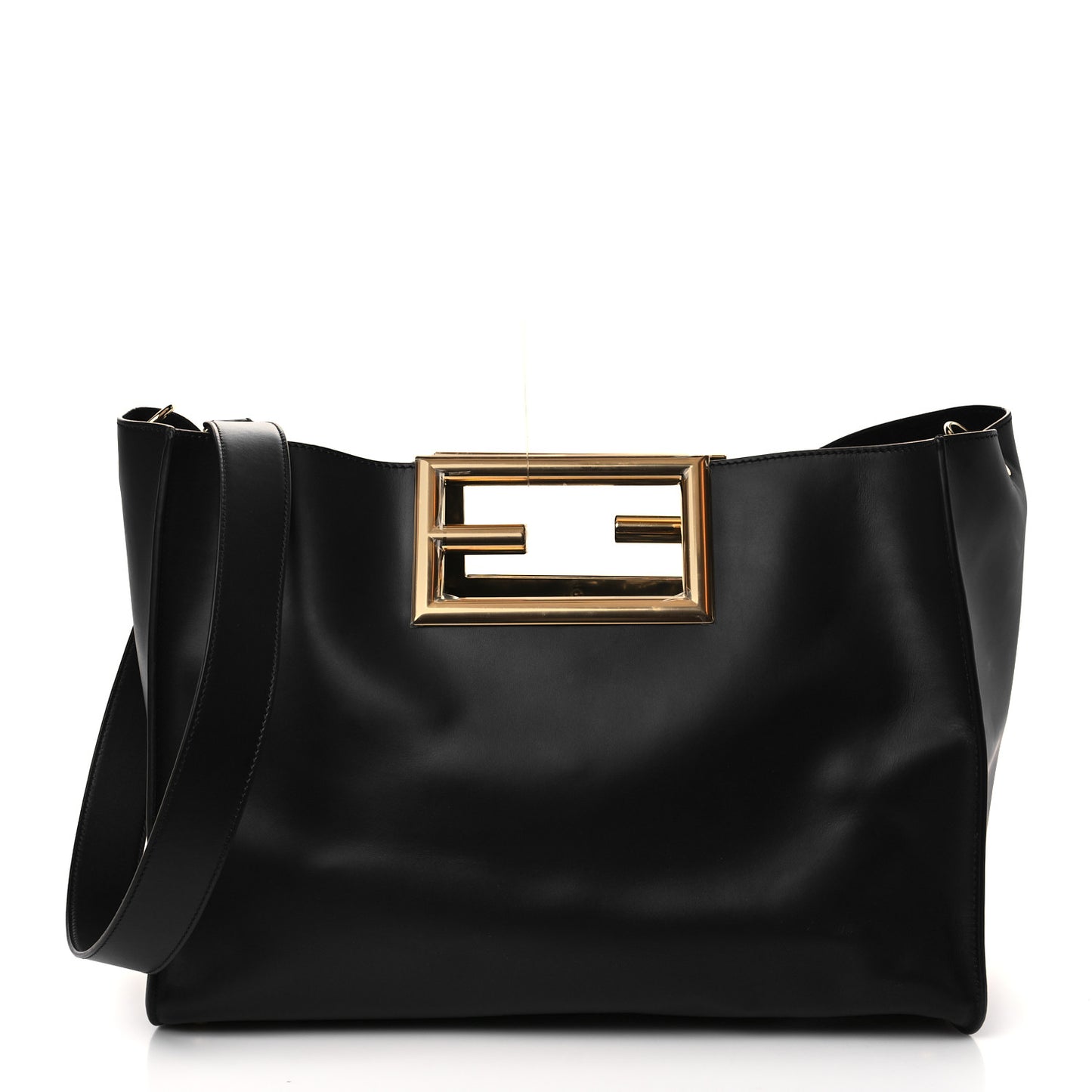 Vitello King Medium Fendi Way Tote Black