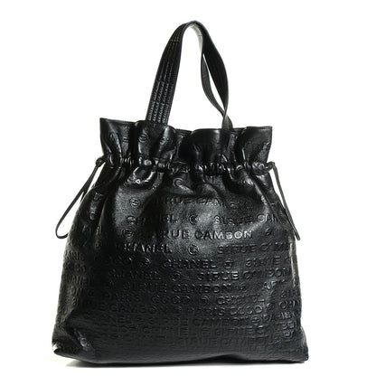 Chanel Calfskin Unlimited Drawstring Tote Black 1 of 8
