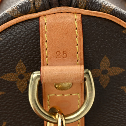 Louis Vuitton Monogram Speedy Bandouliere 25 8 of 14