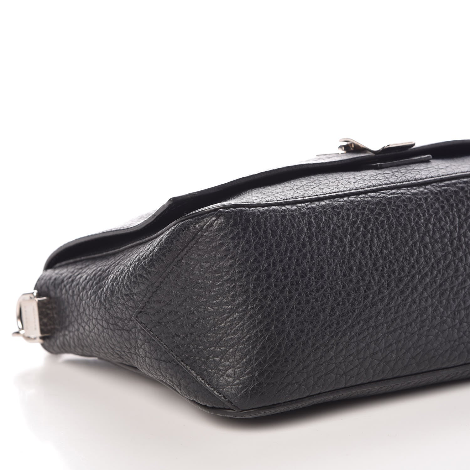 Proenza Schouler Pebbled Calfskin Small Courier Black 5 of 8