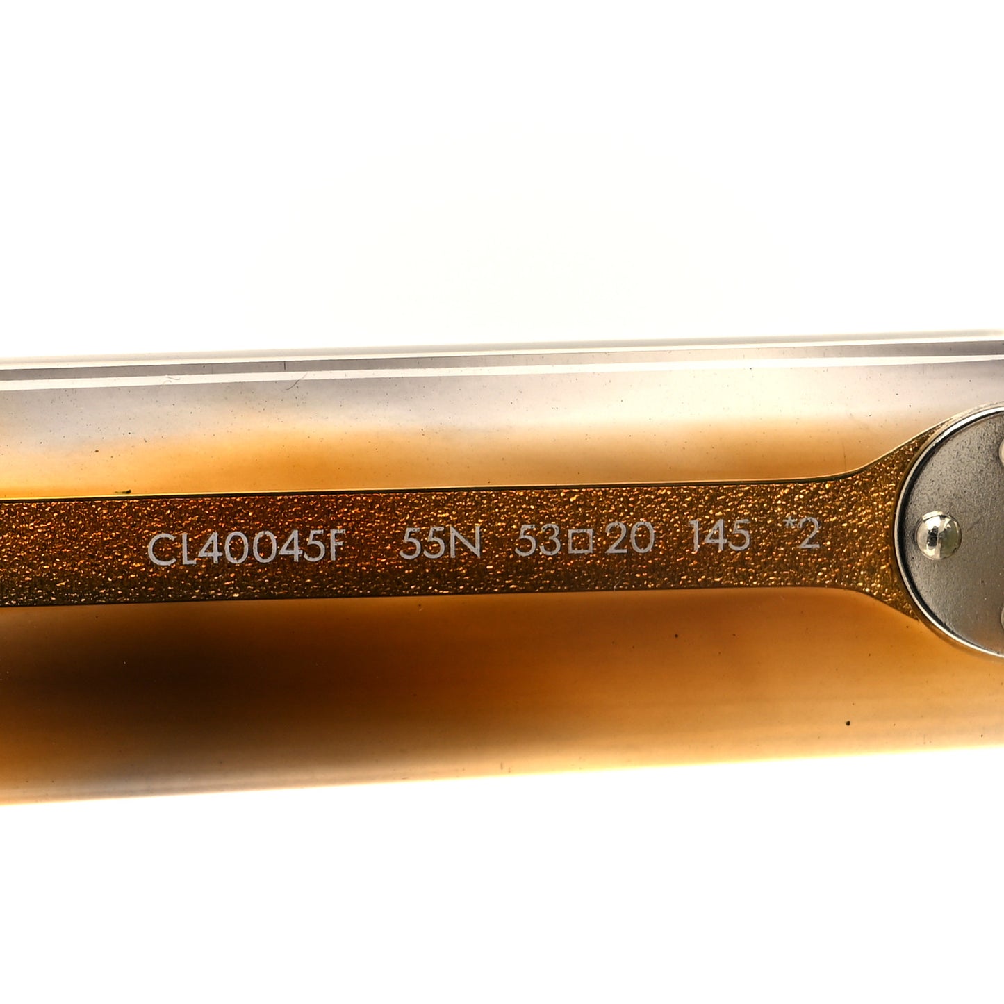 Acetate Square Sunglasses CL40045F Brown