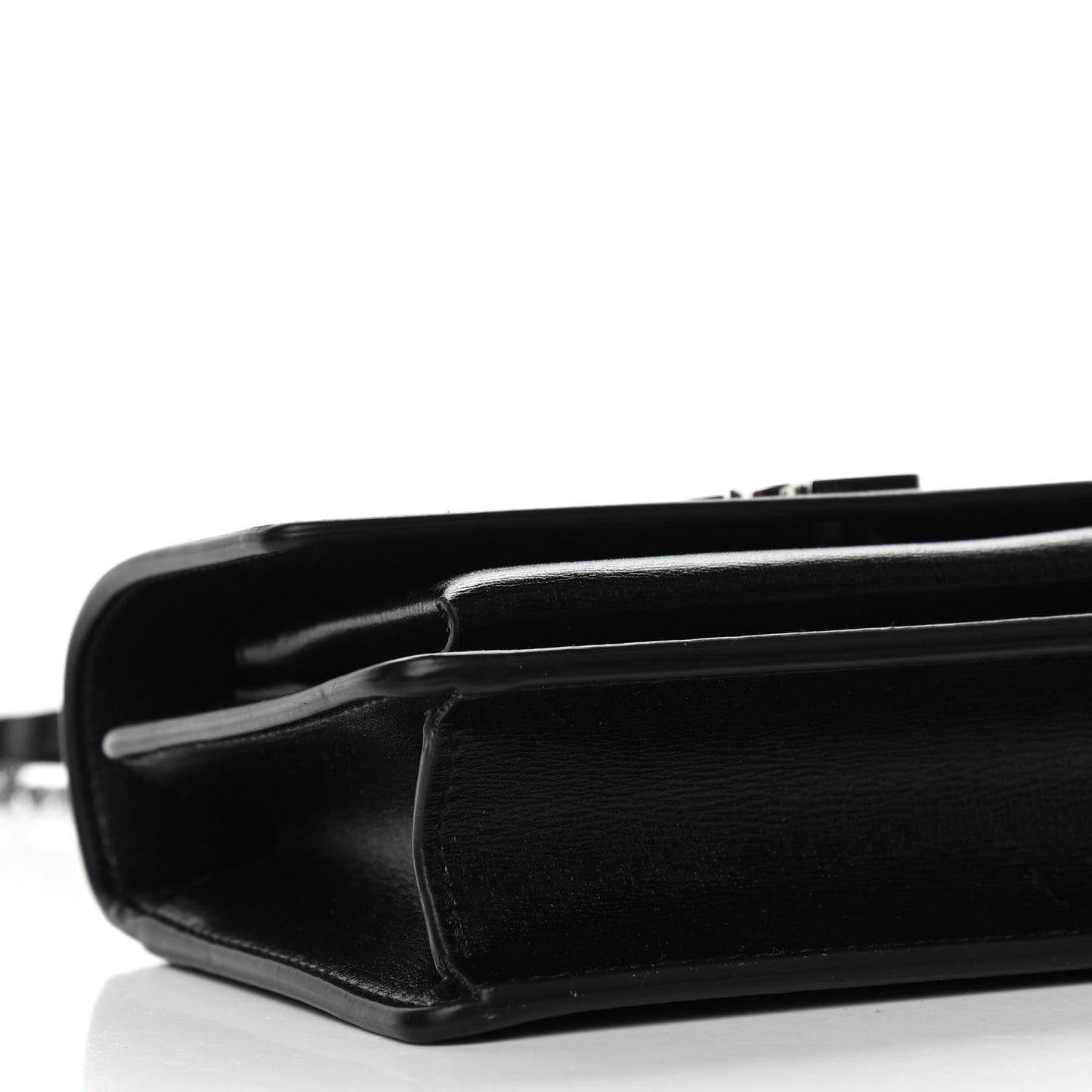 Calfskin Monogram Sunset Chain Wallet Black