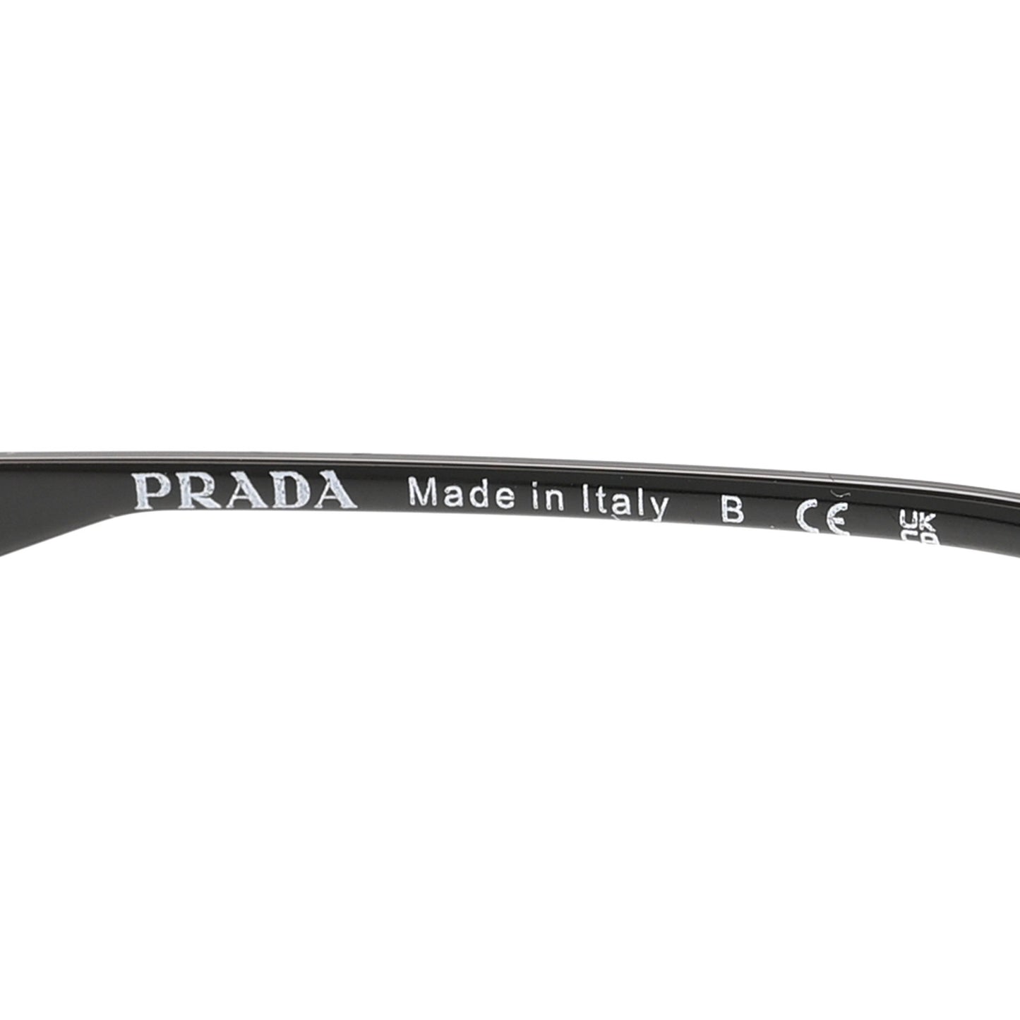 Acetate Sunglasses SPR 14Y Black Slate Gray