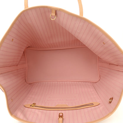 Louis Vuitton Damier Azur Neo Neverfull GM Rose Ballerine 5 of 9