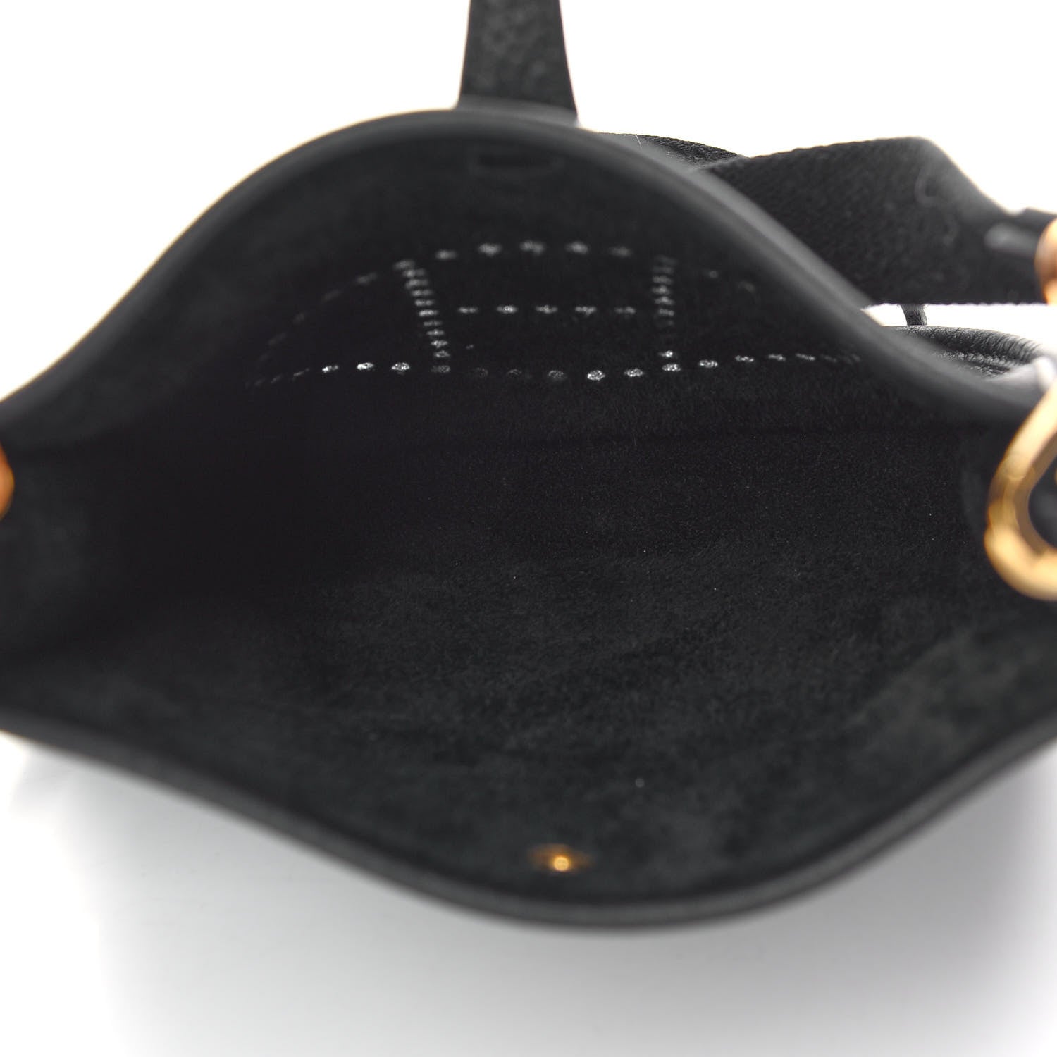 Hermes Taurillon Clemence Evelyne TPM Black 4 of 9