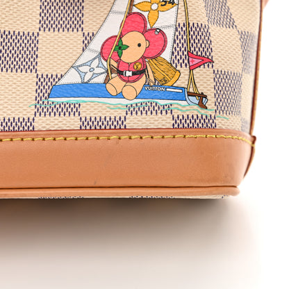 Louis Vuitton Damier Azur Vivienne Sac Nano Noe Dragon Fruit Pink 12 of 14