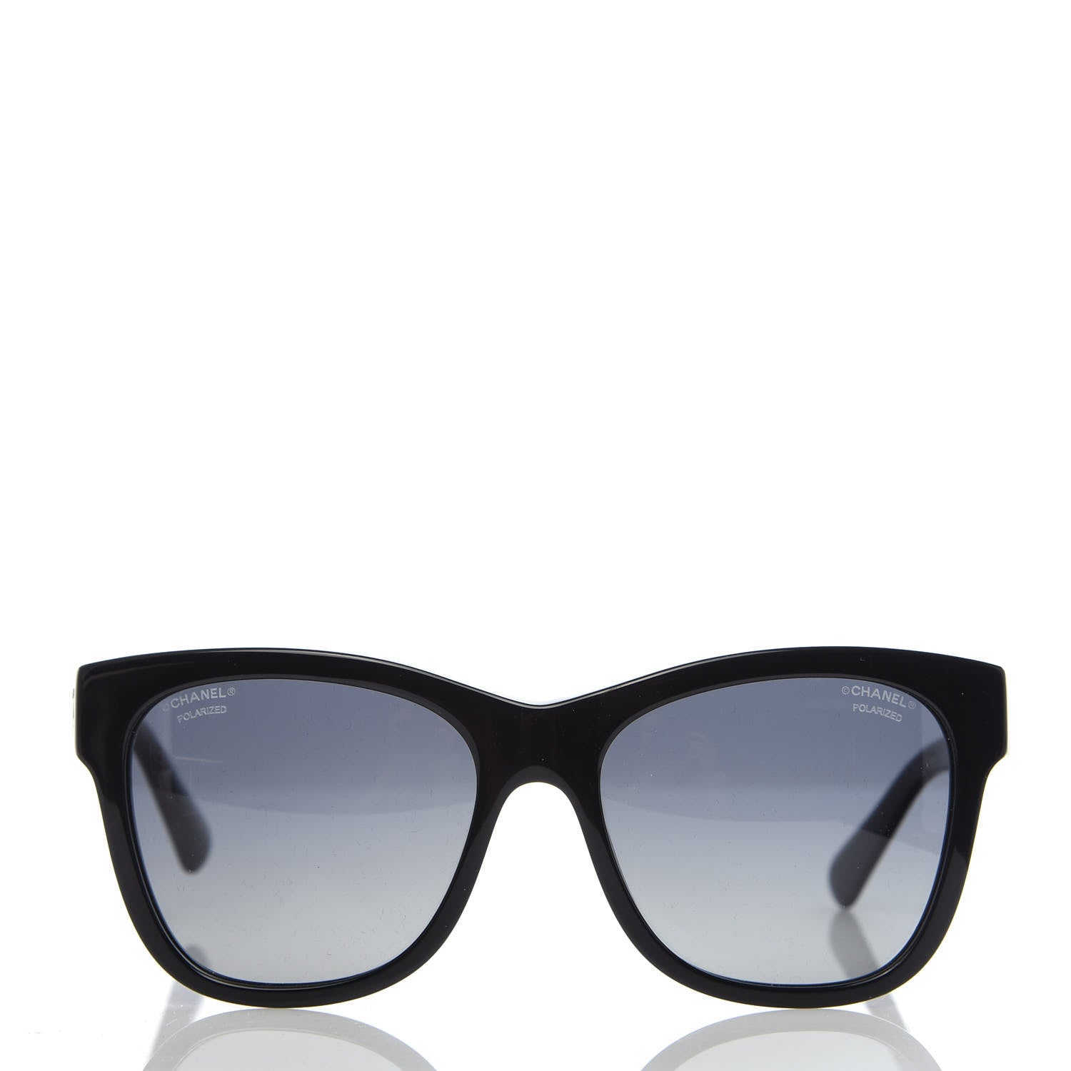 Chanel Acetate Square CC Sunglasses 5380 Black 2 of 8