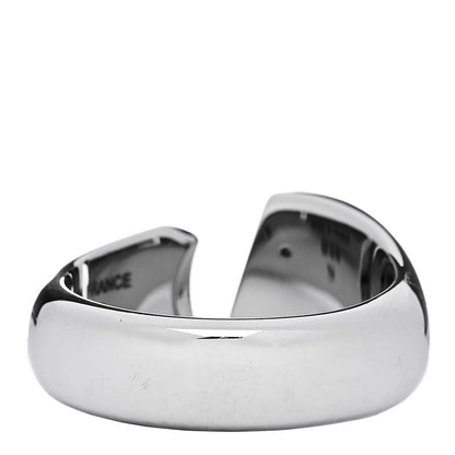 Hermes Stainless Steel Mens Carrousel Ring 64 Black 3 of 6