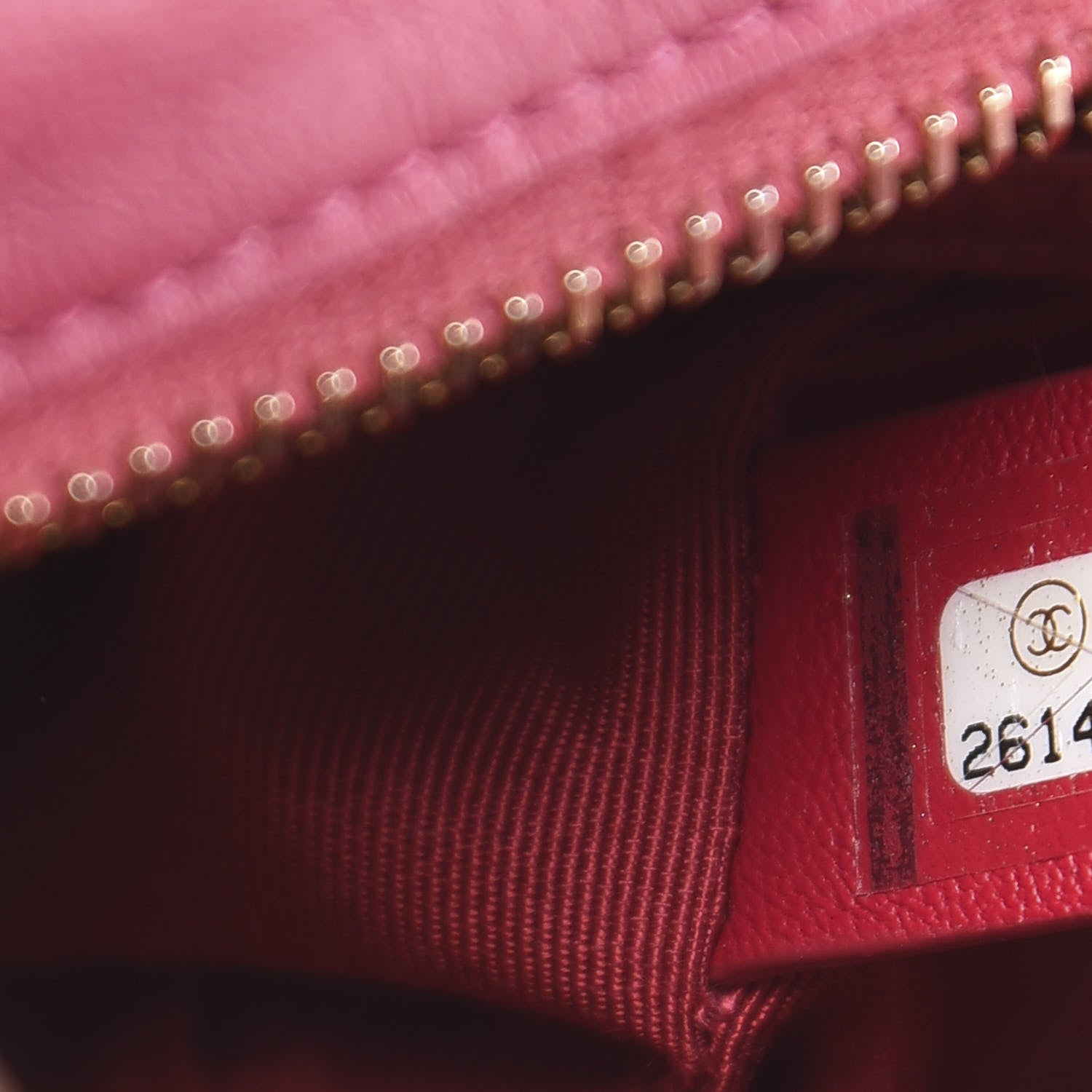 Chanel Aged Calfskin Chevron Quilted Small Gabrielle Hobo Dark Pink 6 of 9