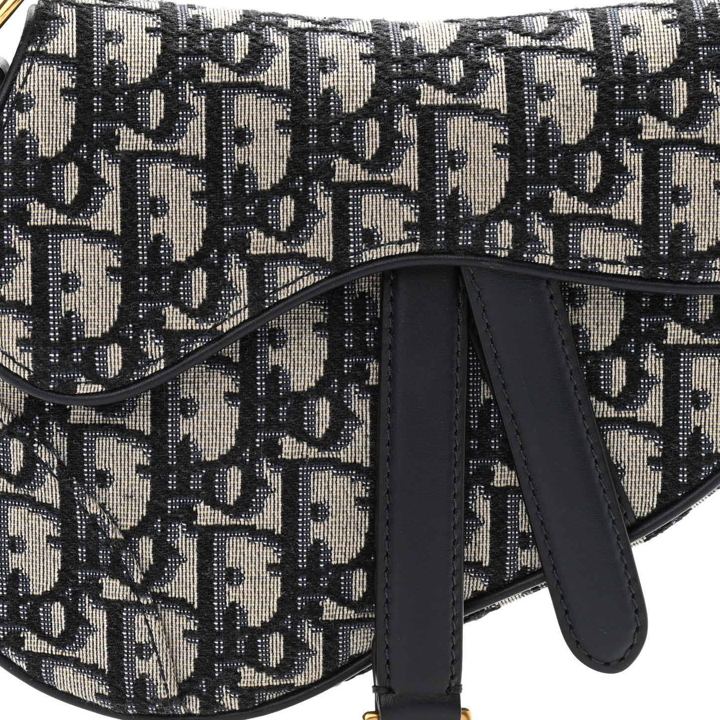 Oblique Mini Saddle Bag Blue