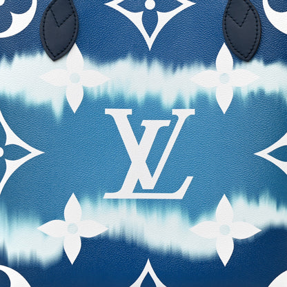 Louis Vuitton Monogram Escale Neverfull MM Blue 10 of 12