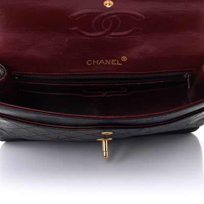 Chanel Lambskin Quilted Medium Double Flap Black 4 of 11
