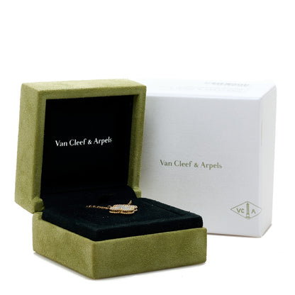 Van Cleef & Arpels 18K Yellow Gold Mother of Pearl Vintage Alhambra Pendant Necklace 7 of 7