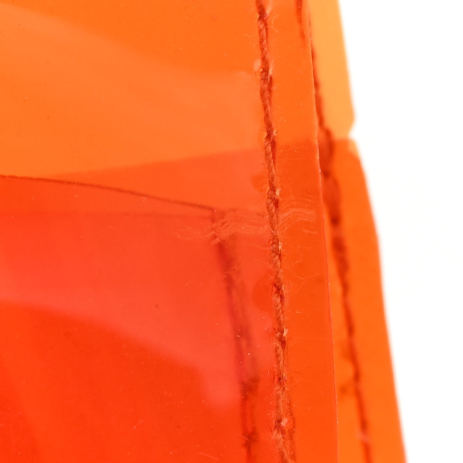 Hermes Vinyl Souvenir De L'Exposition Kelly Orange 12 of 12