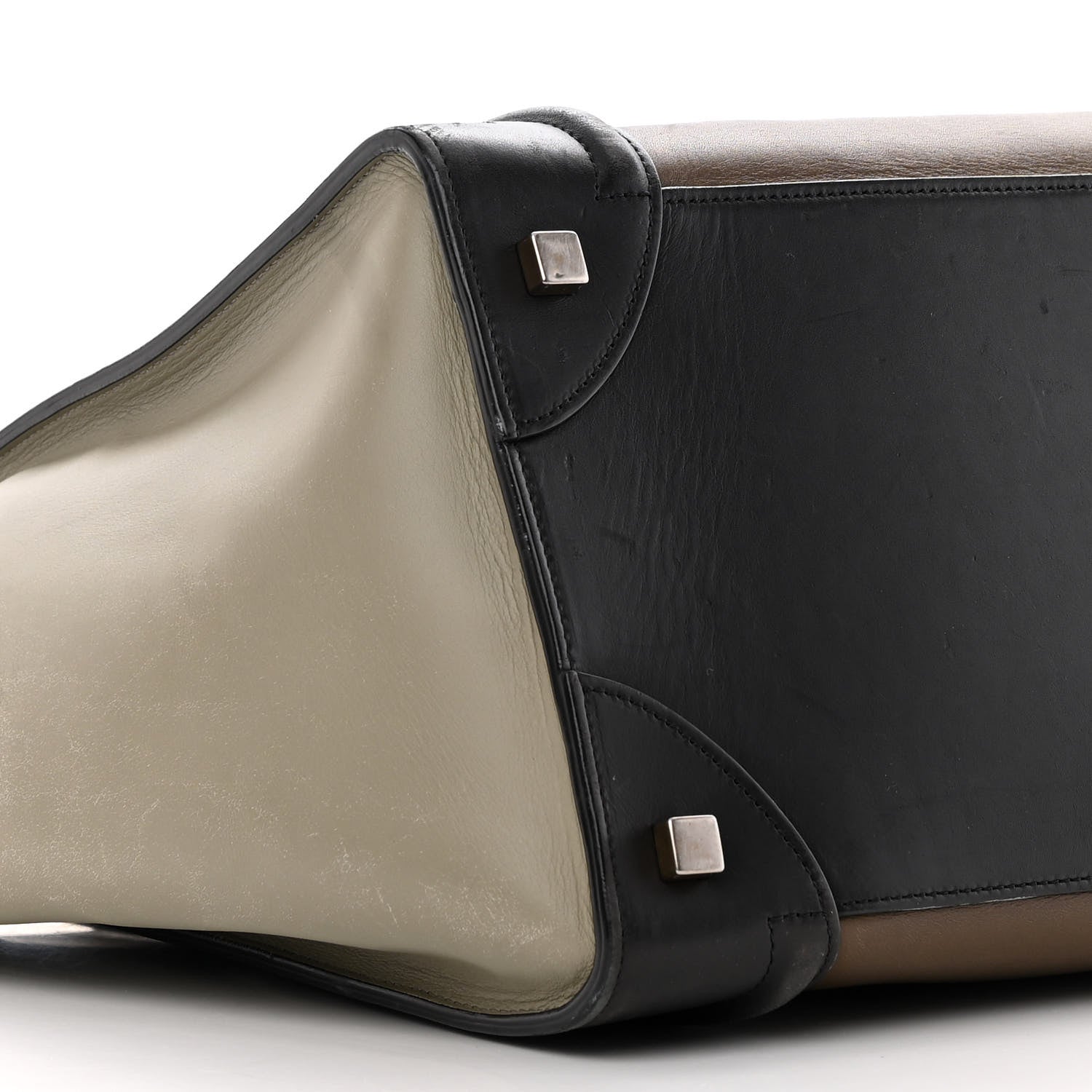 Celine Satin Calfskin Tri-Color Luggage Multicolor 9 of 28