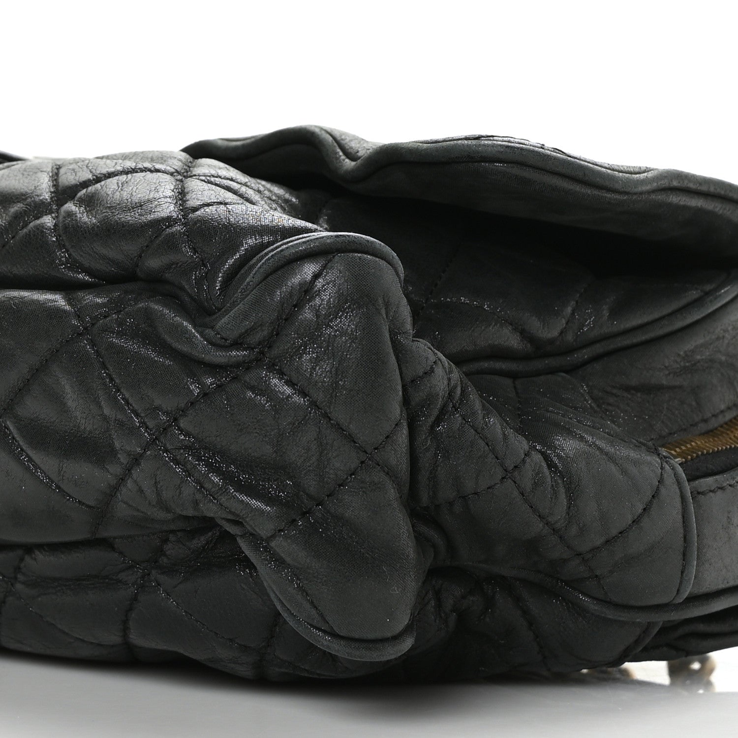 Chanel Iridescent Calfskin Quilted Maxi Shiva Flap Black 11 of 12