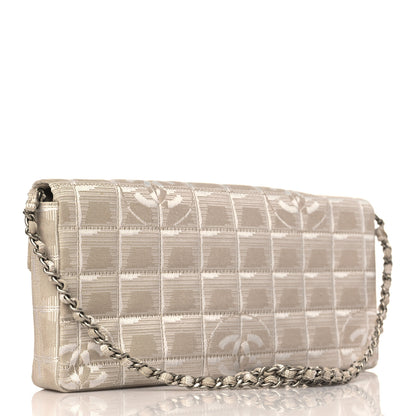 Chanel Nylon Travel East West Flap Beige 2 of 8