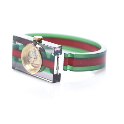 Gucci Stainless Steel Plexiglass 24mm Quartz Watch 5 of 6