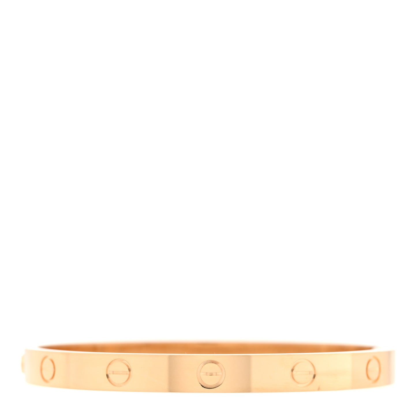 18K Yellow Gold LOVE Bracelet 17