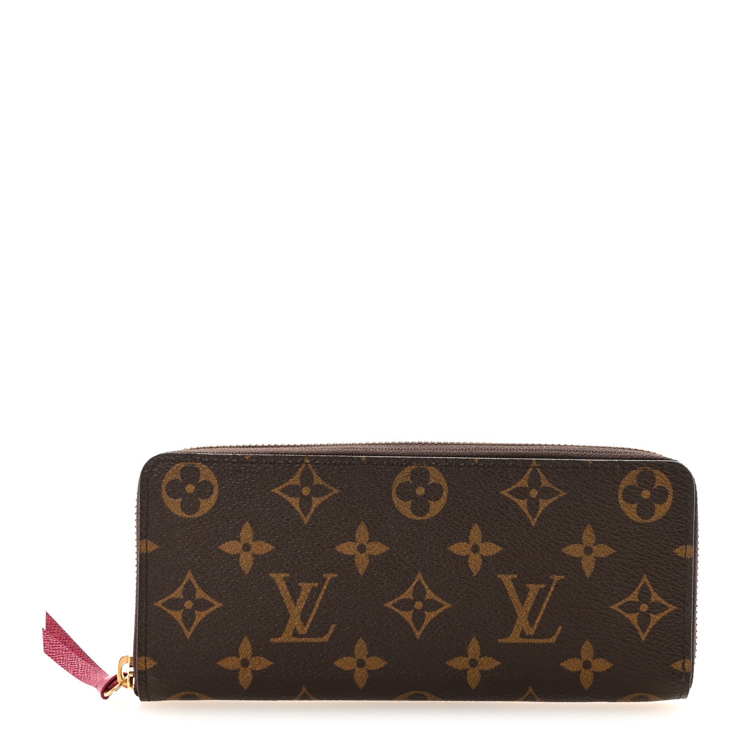 Louis Vuitton Monogram Clemence Wallet Fuchsia 1 of 6