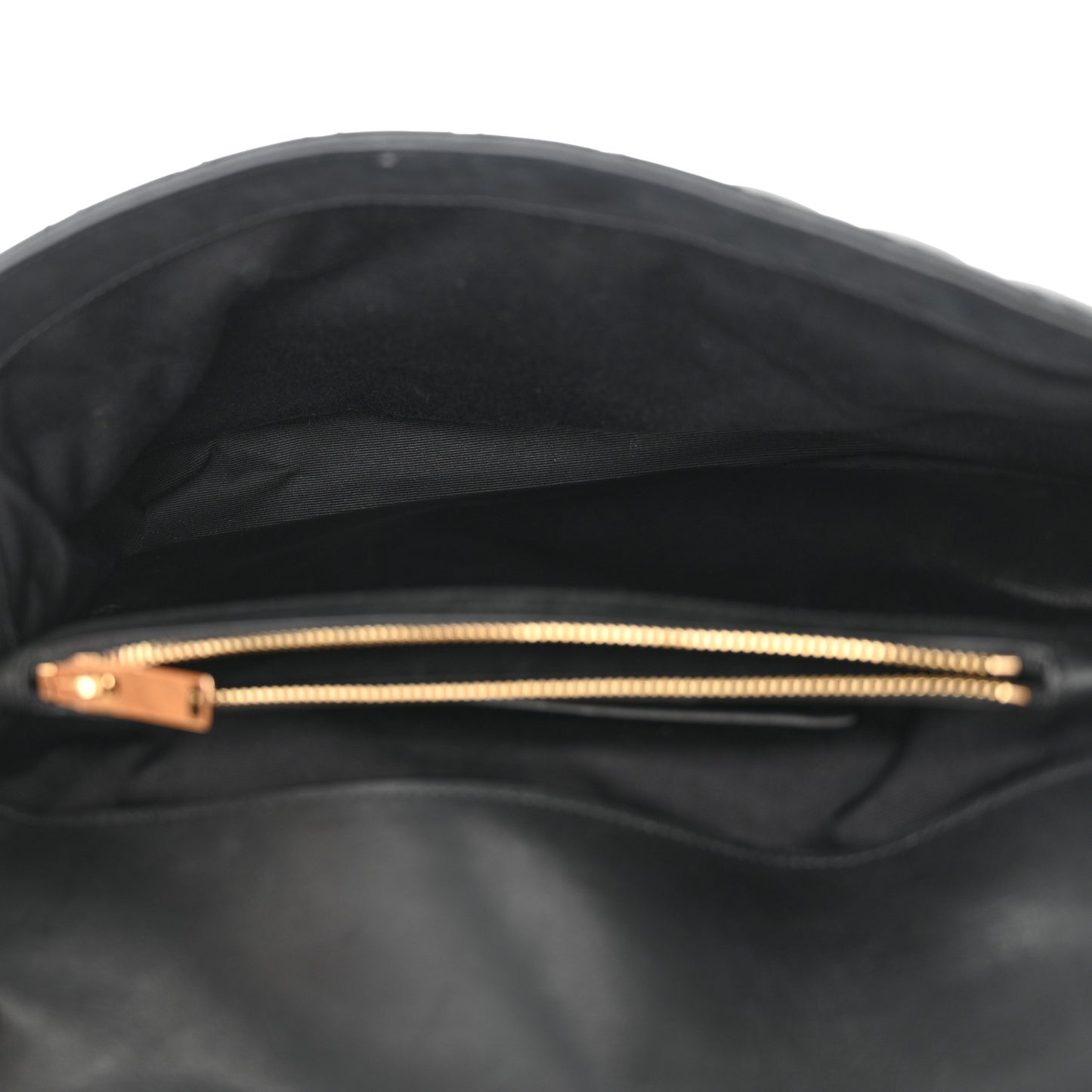 SAINT LAURENT Calfskin Mixed Matelasse Triquilt Large Monogram Envelope Satchel Deep Marine