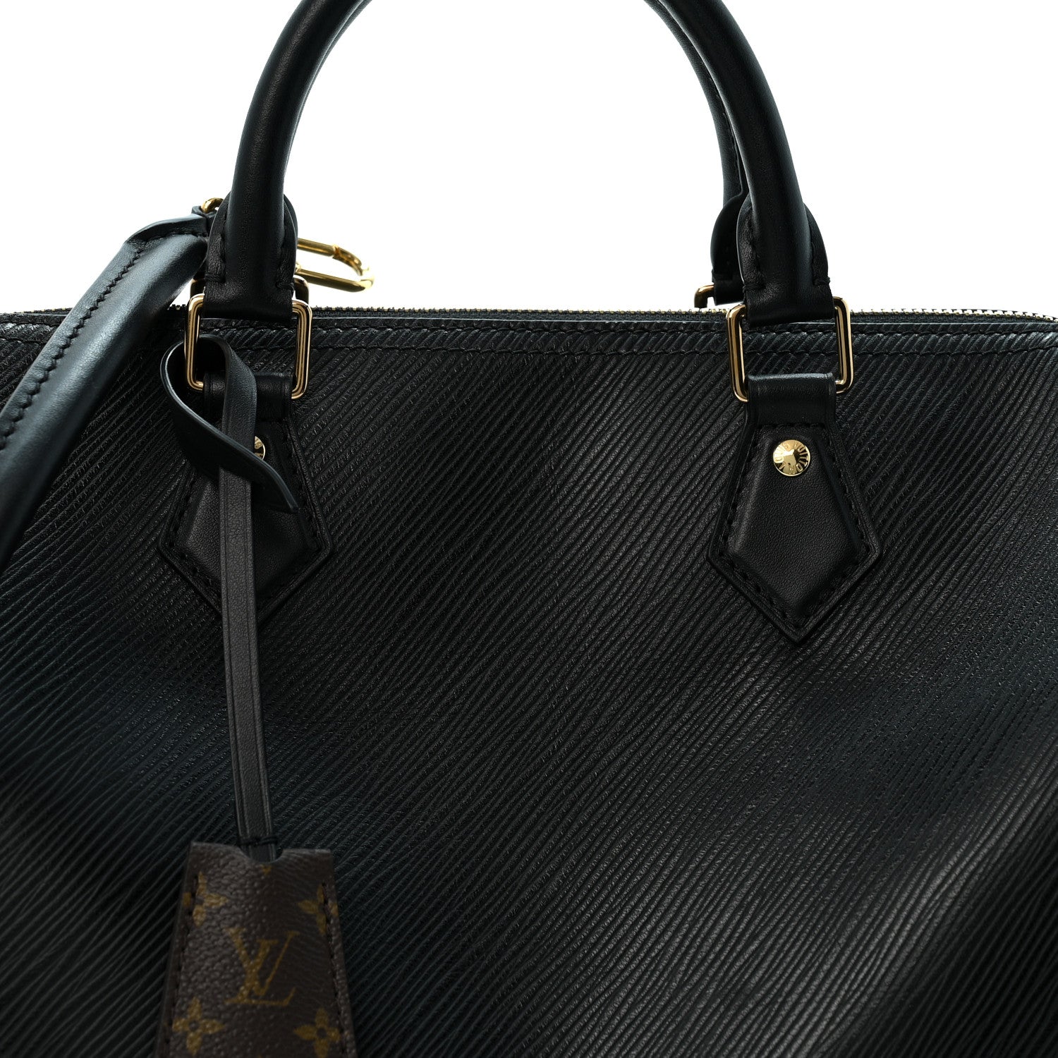Louis Vuitton Epi Speedy Soft 30 Black 7 of 9