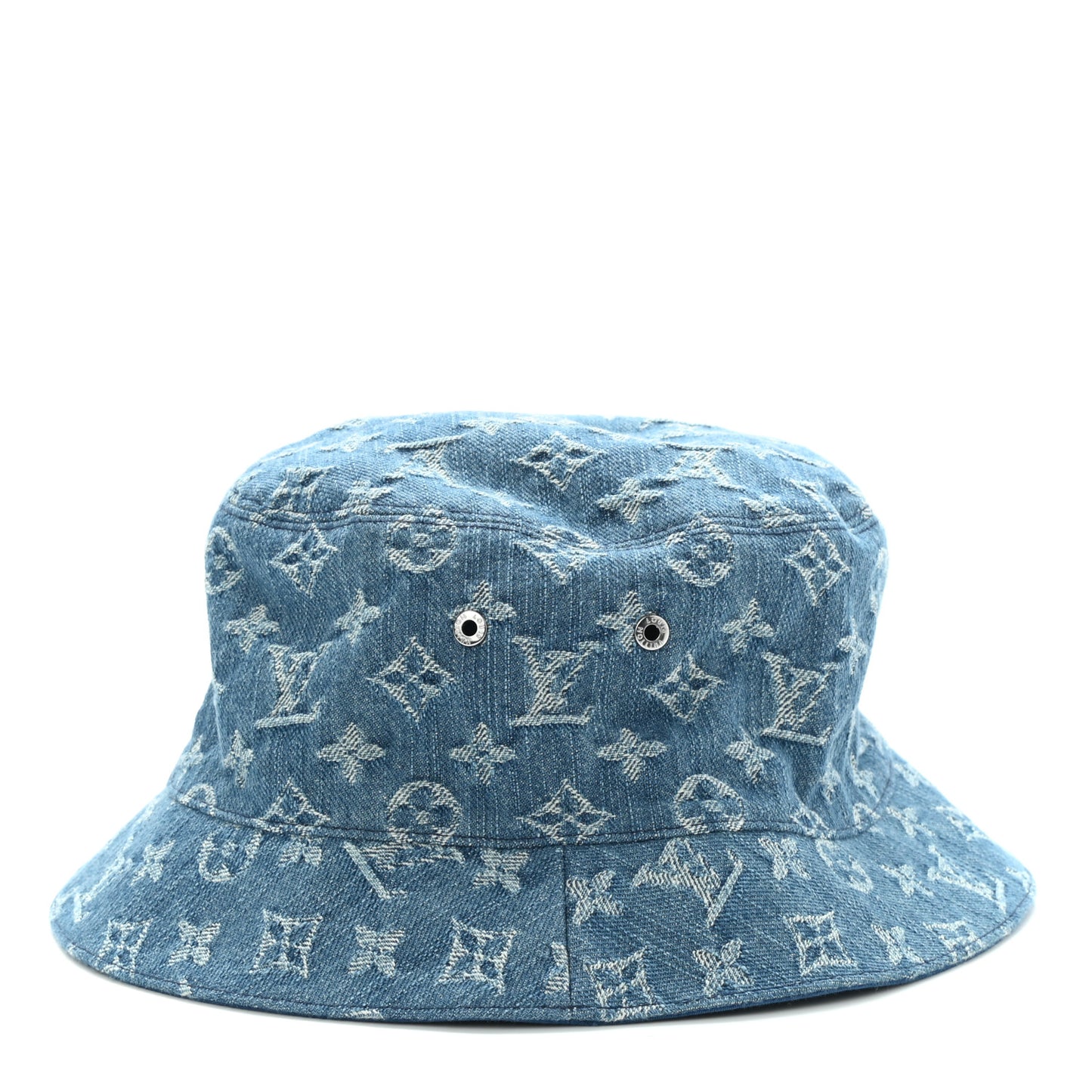 Monogram Denim Transformable Bob Bucket Hat 60 Blue