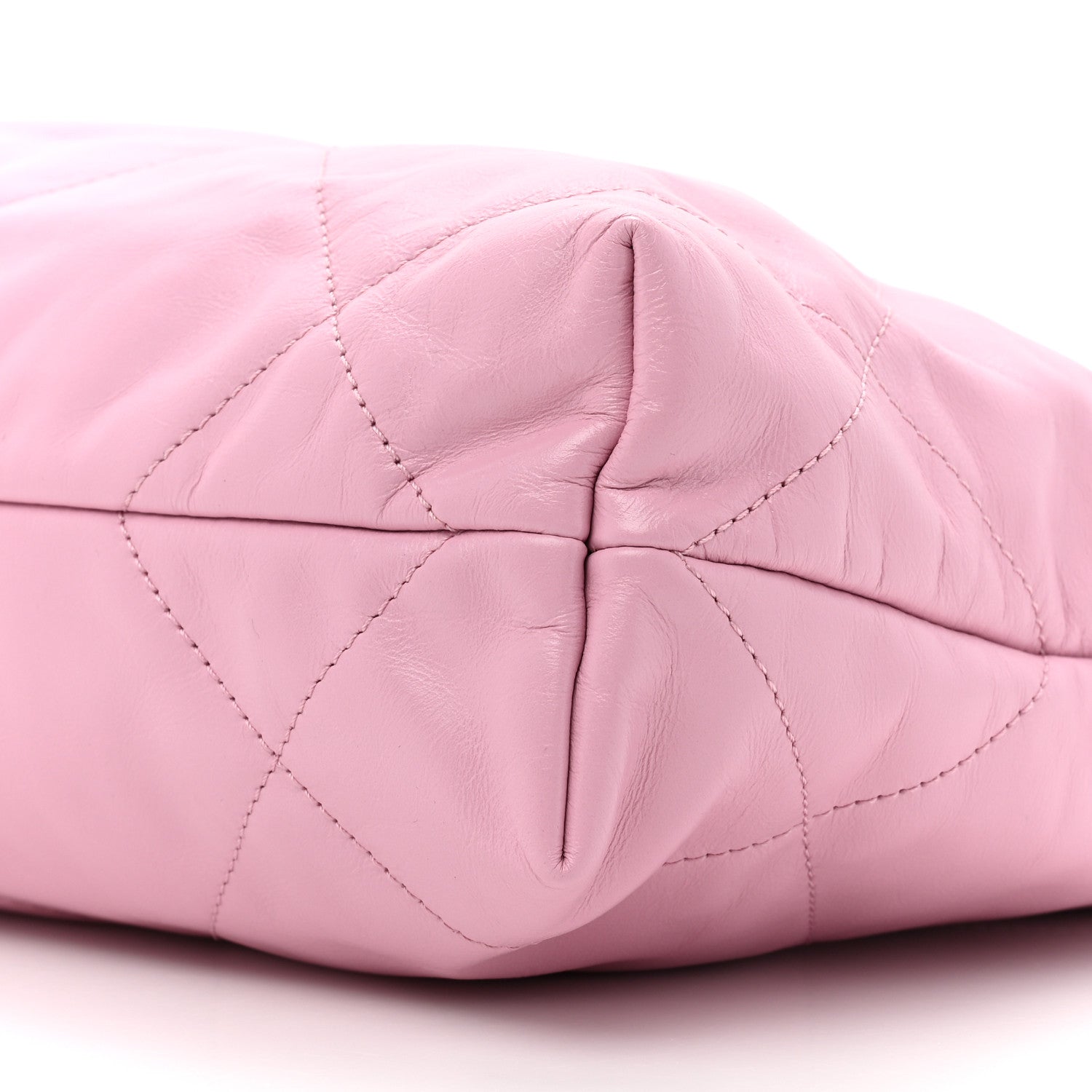 Chanel Shiny Calfskin Quilted Small Chanel 22 Pink 10 of 11