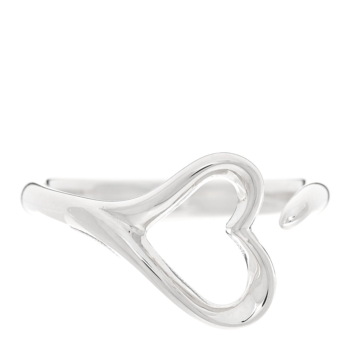 Sterling Silver Elsa Peretti Open Heart Ring 53 6.5