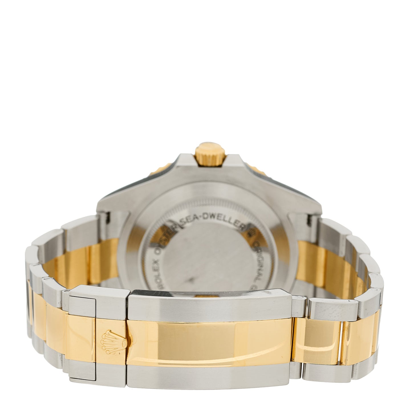 Stainless Steel 18K Yellow Gold 43mm Oyster Perpetual Date Sea-Dweller Deepsea Watch 126603