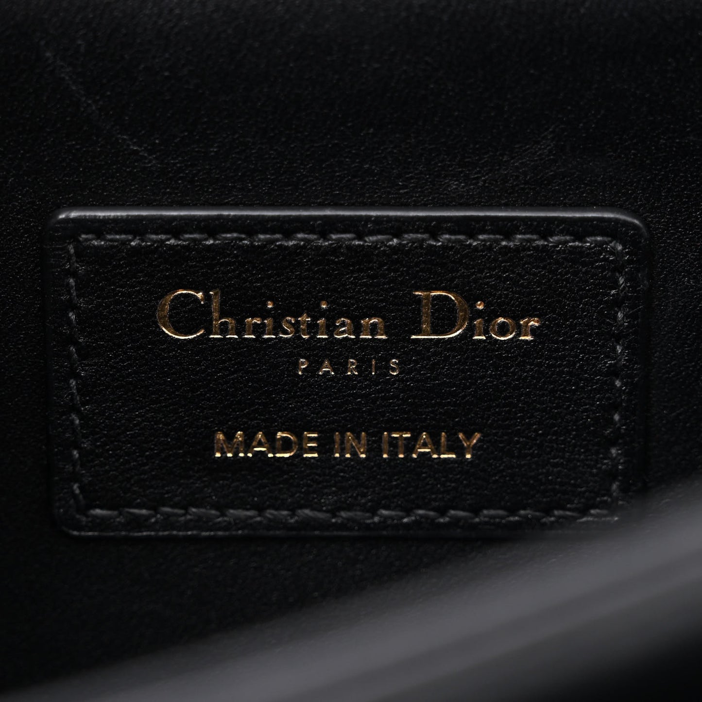 Lambskin Cannage My Dior Top Handle Bag Black